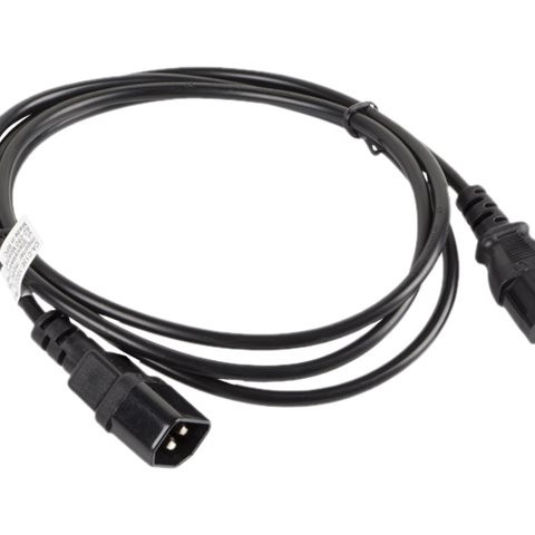 Lanberg | IEC 320 C13 uz C14 kabelis | CA-C13E-10CC-0018-BK