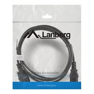 Lanberg | IEC 320 C13 uz C14 kabelis | CA-C13E-10CC-0018-BK