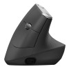 Logitech | Ergonomiskā pele | MX VERTICAL | Bezvadu | USB, Bluetooth | Grafīts