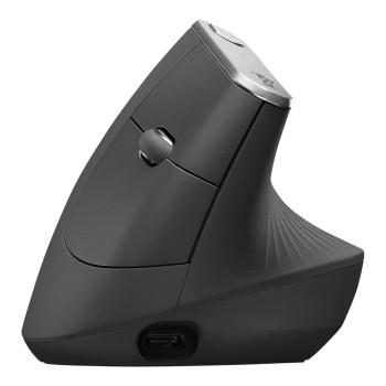 Logitech | Ergonomiskā pele | MX VERTICAL | Bezvadu | USB, Bluetooth | Grafīts