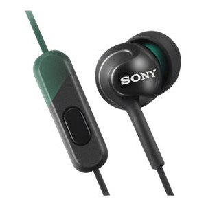 Sony In-ear austiņas EX sērija, melna | Sony | MDR-EX110AP | In-ear | Black