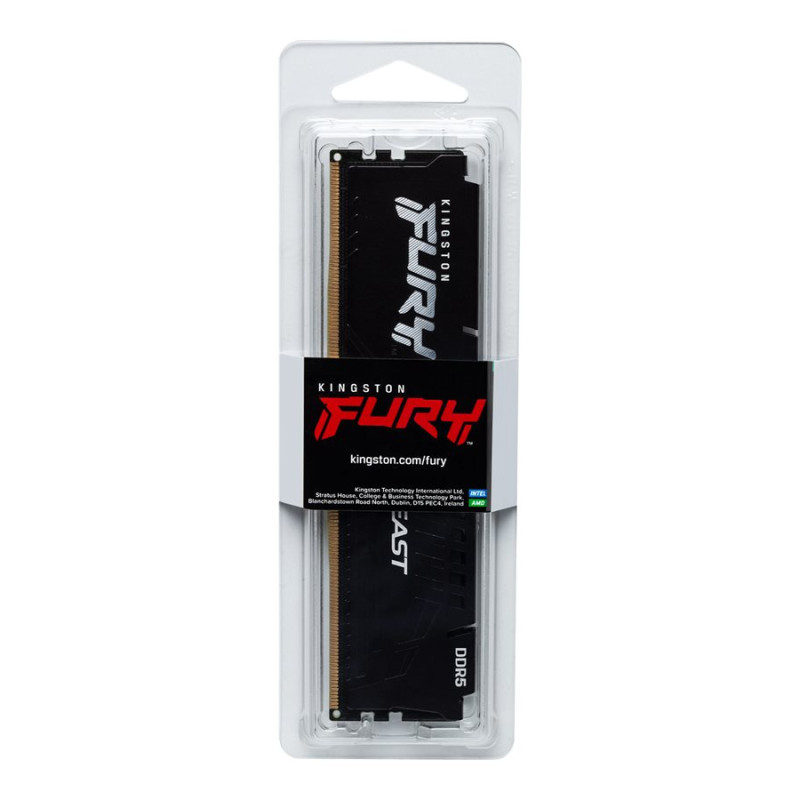 Kingston | Fury Beast | 64 GB | DDR5 | 5600 MHz | PC/server | Reģistrēts Nē | ECC Nē