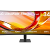 LG 34U601B-B UltraWide | 34 " | VA | WQHD | 120 Hz | 5 ms | 3440 x 1440 pikseļi | 250 cd/m²