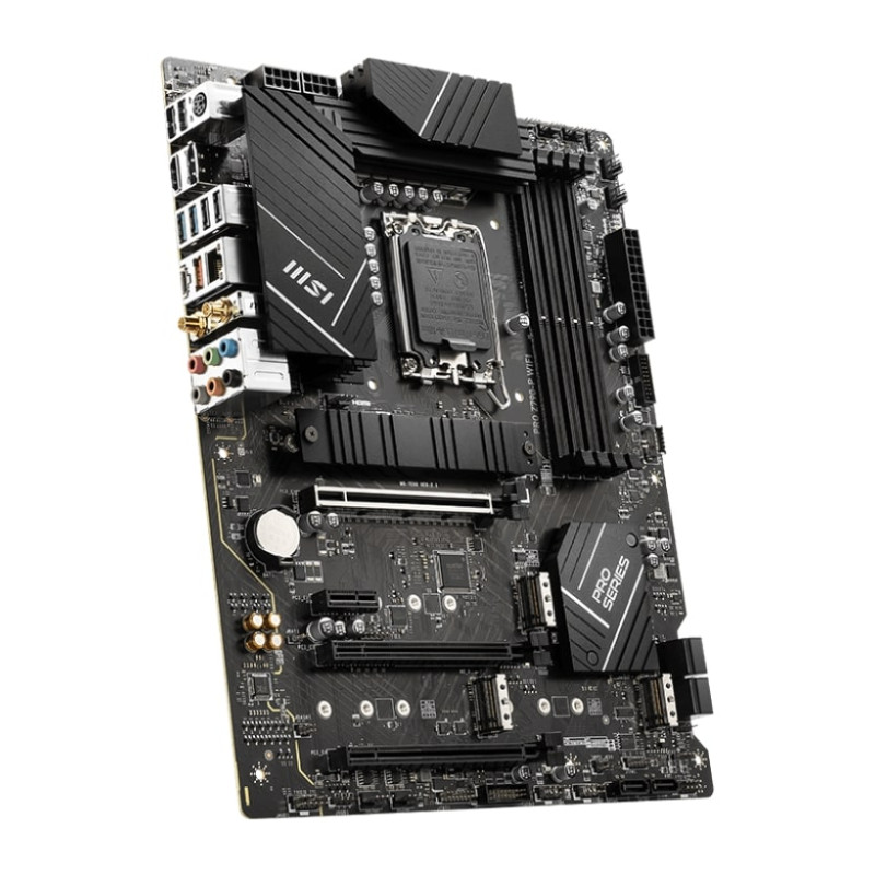 MSI | PRO Z790-P WIFI | Procesoru saime Intel | Procesora ligzda LGA1700 | DDR5 DIMM | Atmiņas sloti 4 | Atbalstītie cietā diska interfeisi SATA, M.2 | SATA savienotāji 6 | Čipsets Intel Z790 | ATX