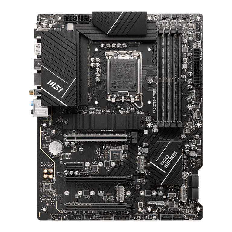 MSI | PRO Z790-P WIFI | Procesoru saime Intel | Procesora ligzda LGA1700 | DDR5 DIMM | Atmiņas sloti 4 | Atbalstītie cietā diska interfeisi SATA, M.2 | SATA savienotāji 6 | Čipsets Intel Z790 | ATX