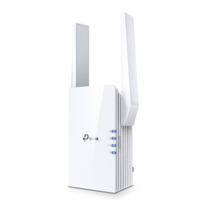 TP-LINK | AX3000 Mesh WiFi 6 paplašinātājs | RE705X | 802.11ax | 2402+574 Mbit/s | Ethernet LAN (RJ-45) porti 1 | Mesh atbalsts Jā | MU-MIMO Nē | Bez mob. platjoslas | Antenas tips 2x ārējas