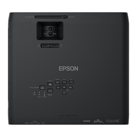 Epson | EB-L265F | Full HD (1920x1080) | 4600 ANSI liumeni | Melns | Wi‑Fi