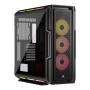 Corsair PC korpuss | iCUE LINK 5000T LX RGB | Melns | Mid-Tower