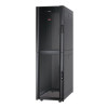 APC NetShelter SX Colocation 2 x 20U 600 mm plata x 1070 mm dziļa iekārta ar sāniem melna | Schneider Electric