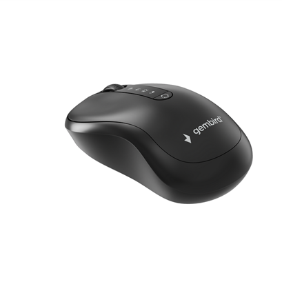 Gembird Dual-mods režīma pele | MUSW2-4B-01 | Bezvadu | 2.4G, Bluetooth | Melna