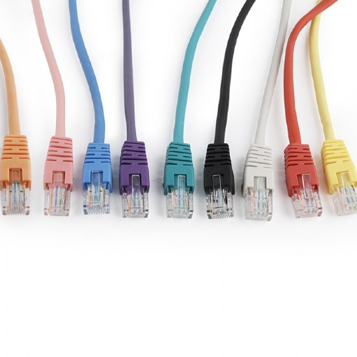 Cablexpert | Komunācijas kabelis | PP12-0.5M/BK | Melns RJ45 spraudnis | RJ45 spraudnis