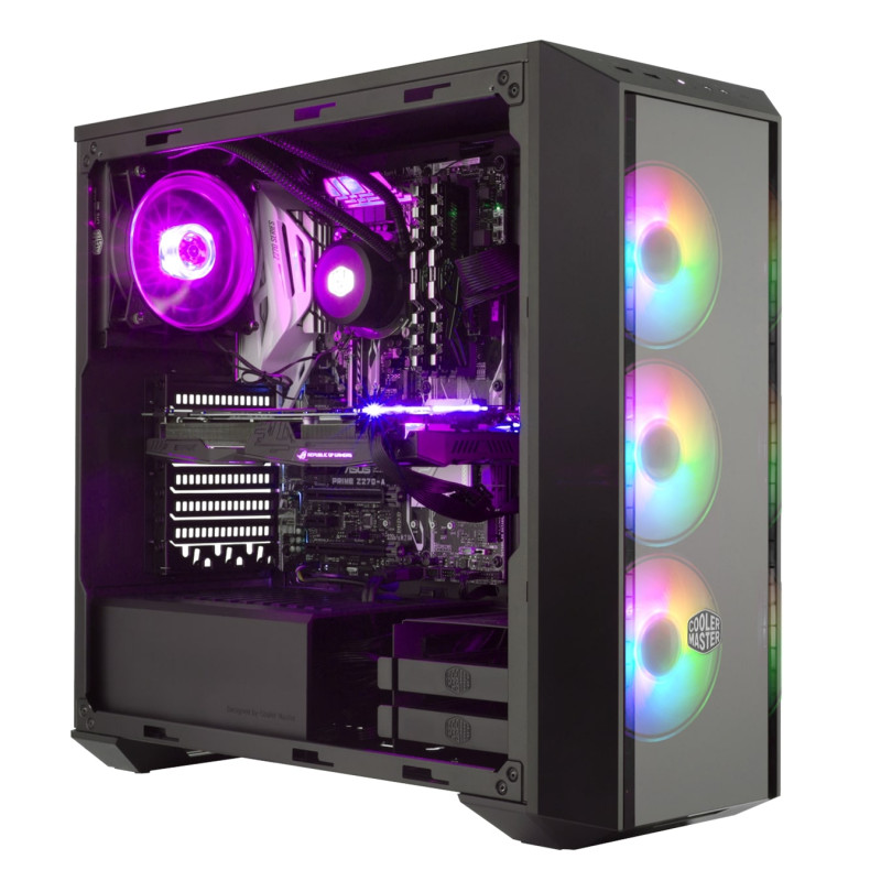 Cooler Master | MASTERBOX PRO 5 ARGB | Sānu logs | Melna | Mid-Tower | ATX