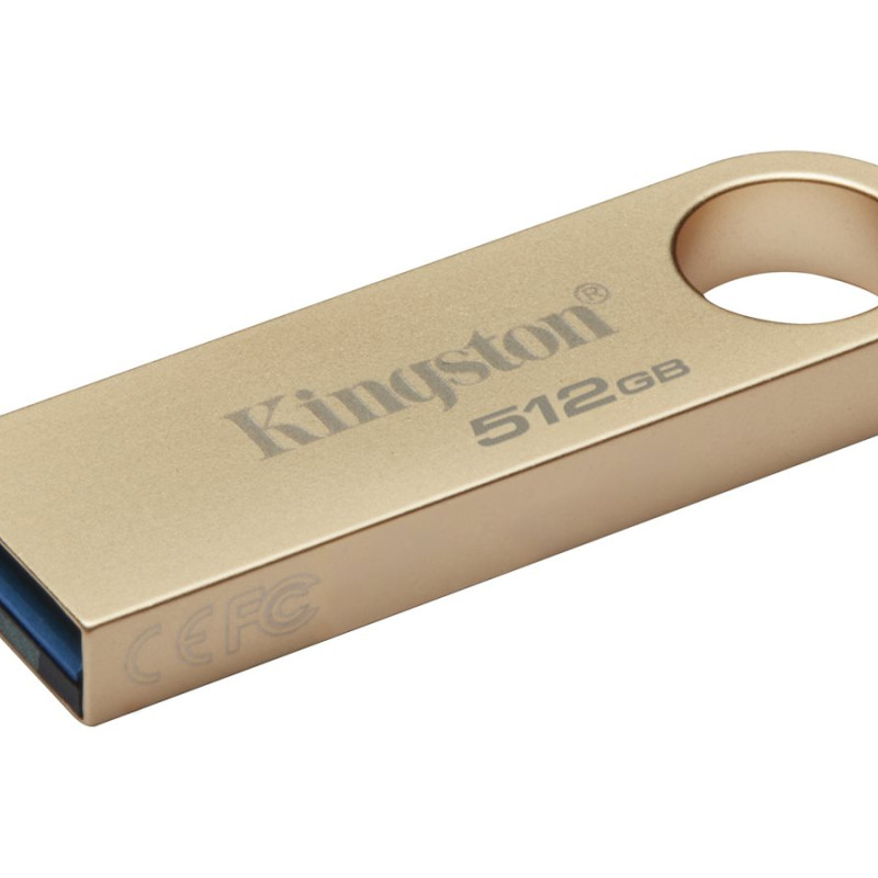 Kingston USB zibatmiņa | DataTraveler SE9 G3 | 512 GB | USB 3.2 Gen 1 | Zelts