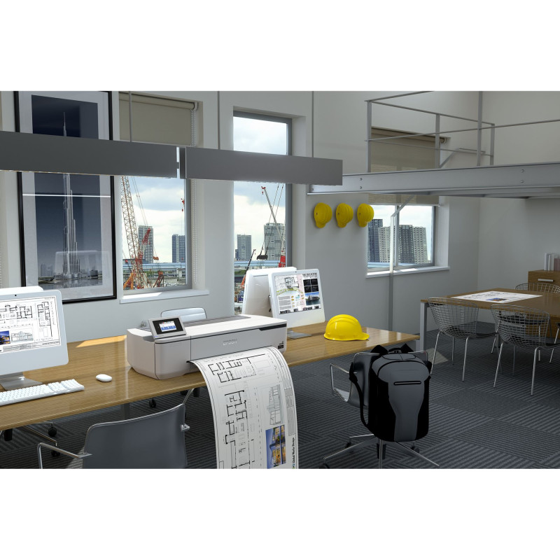 Epson | Bezvadu printeris | SureColor SC-T2100 | Tintesprinteris | Krāsains | Tintes multifunkcionālais printeris | A1 | Wi‑Fi | Balts