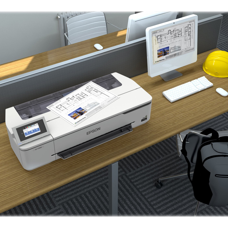 Epson | Bezvadu printeris | SureColor SC-T2100 | Tintesprinteris | Krāsains | Tintes multifunkcionālais printeris | A1 | Wi‑Fi | Balts