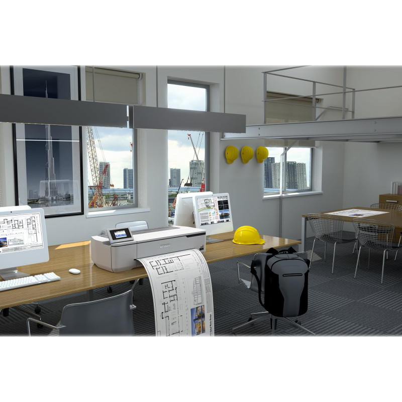 Epson | Bezvadu printeris | SureColor SC-T2100 | Tintesprinteris | Krāsains | Tintes multifunkcionālais printeris | A1 | Wi‑Fi | Balts