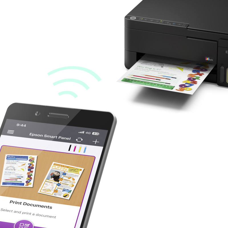 Epson EcoTank | L3351 | Tintes printeris | Krāsu | Daudzfunkciju printeris | A4 | Wi‑Fi | Melns