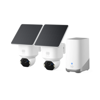 Anker Eufy SoloCam E42 2 kameru komplekts (HomeBase 3) | 8 MP | F/1.6 | IP65 | Micro SD, maks. 128 GB