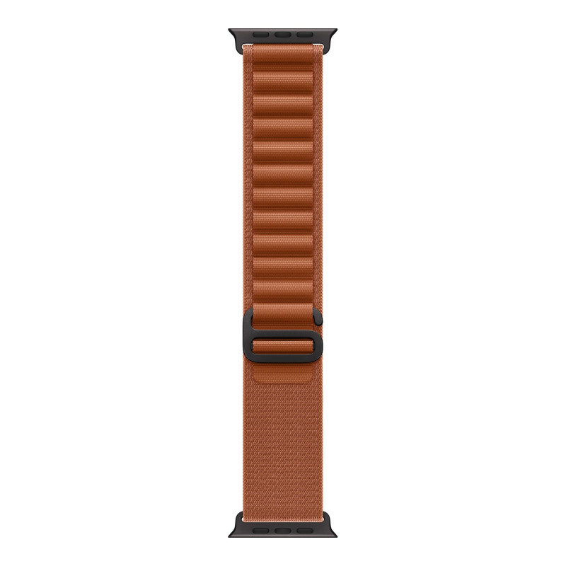 Apple 49mm Terra Cotta Alpine Loop - Large - Black Titanium Finish | Apple