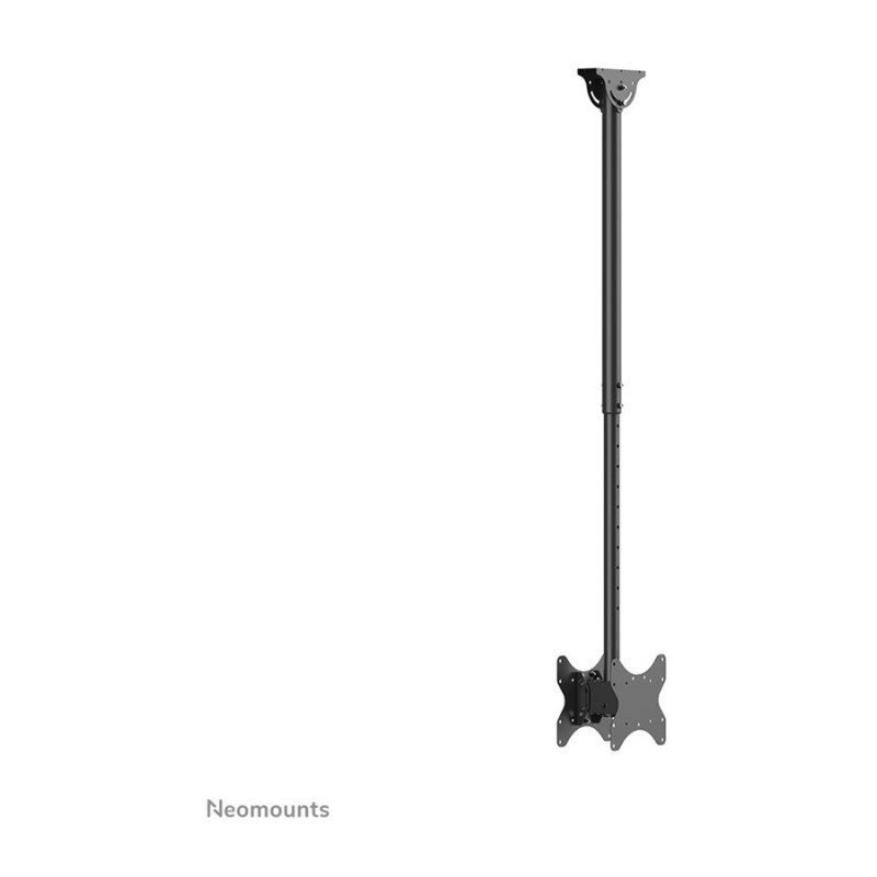 Neomounts CL35-340BL22 Dubultais monitora/TV kronšteins pie griestiem | Regulējams augstums, pagriezt, noliekt, pagriezt ap asi | 23-42