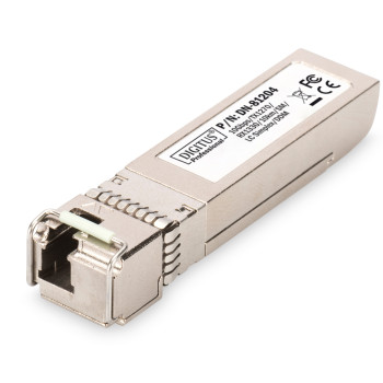 Digitus | 10G SFP+ modulis | DN-81204 | Vienmodes optika | LC simplex | 10 Mbit/s | Viļņa garums 1270/1330 nm | Maksimālais pārraides attālums 10000 m