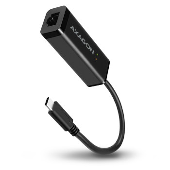 AXAGON ADE-SRC Ātrgaitas USB-C 3.1 Gigabit Ethernet 10/100/1000Mbit adapters ar automātisku instalāciju