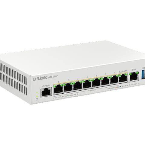 D-Link | Wireless router | DBR-600-P/E | 10/100/1000 Mbit/s | Ethernet LAN (RJ-45) ports 8 | Mesh Support Yes | MU-MiMO No | No mobile broadband