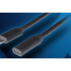 Lanberg | USB-C M/F 3.1 Cable | CA-USBE-20CC-0015-BK