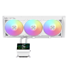 Gamemax CPU Liquid Cooler | GLACIER 360 LCD WH | White