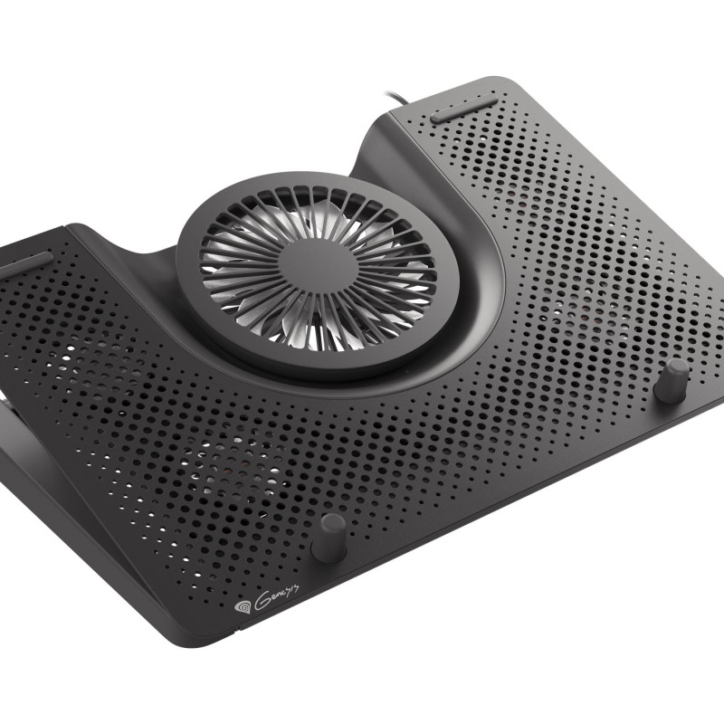 GENESIS Laptop cooling pad, OXID 550 15.6-17.3 5 FANS, LED LIGHT, 1 USB | Genesis | Laptop cooling pad, OXID 550 | Black | 400 x 280 x 55 mm | 2 year(s)