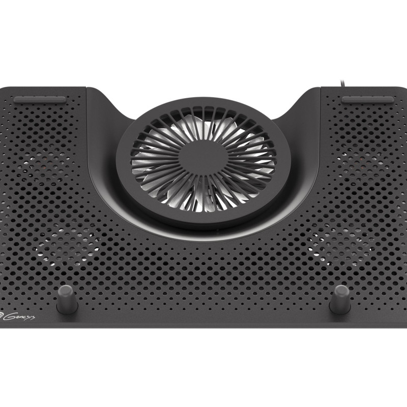 GENESIS Laptop cooling pad, OXID 550 15.6-17.3 5 FANS, LED LIGHT, 1 USB | Genesis | Laptop cooling pad, OXID 550 | Black | 400 x 280 x 55 mm | 2 year(s)