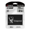 Kingston SSD | KC600 | 2048 GB | Solid-state drive interface SATA Rev. 3.0 (6Gb/s) | Read speed 550 MB/s | Write speed 520 MB/s