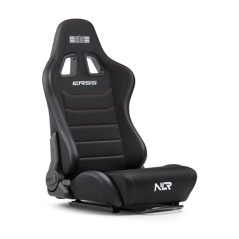Next Level Racing | SIMAERO tīkla audums | Atgāžama sēdeklis | ERS5 Elite audums & SimAero tīkla izdevums | Melns