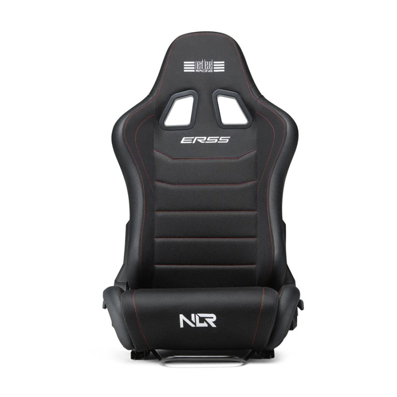 Next Level Racing | SIMAERO tīkla audums | Atgāžama sēdeklis | ERS5 Elite audums & SimAero tīkla izdevums | Melns