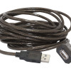 Cablexpert | Aktīvs USB 2.0 pagarināšanas kabelis UAE-01-10M | USB-A uz USB-A USB | USB 2.0 ligzda (tips A)