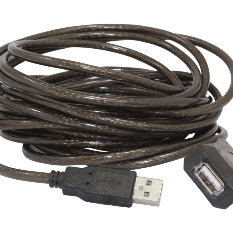Cablexpert | Aktīvs USB 2.0 pagarināšanas kabelis UAE-01-10M | USB-A uz USB-A USB | USB 2.0 ligzda (tips A)