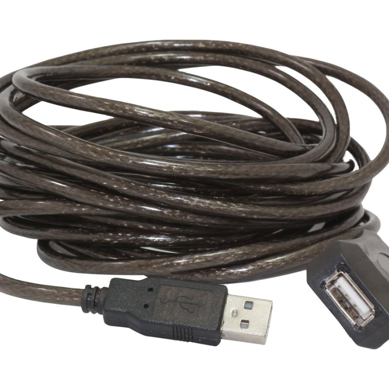 Cablexpert | Aktīvs USB 2.0 pagarināšanas kabelis UAE-01-10M | USB-A uz USB-A USB | USB 2.0 ligzda (tips A)