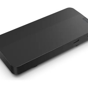 Lenovo | USB-C divu displeju ceļojumu dokstacija ar adapteri | 40B90100EU | Ethernet LAN (RJ-45) porti 1 | DisplayPort porti 1 | USB 3.0 (3.1 Gen 1) porti 1 x USB-A 10 Gbps, 2 x USB-C 10 Gbps | HDMI porti 1 | 65 W