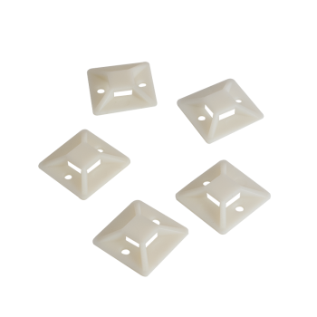 Cable Tie Mounts 28x28 mm | KAB0044 | Līmplātne kabatas saitēm. Par strukturētu kabeļu vai šļūteņu izvietošanu.