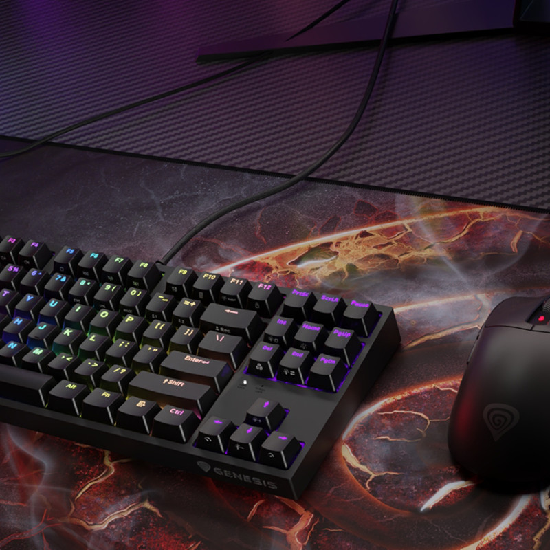 Genesis ZIRCON 500 G2 | Gaming Mouse | Wireless/Wired | 2.4 GHz, Bluetooth, USB | Black