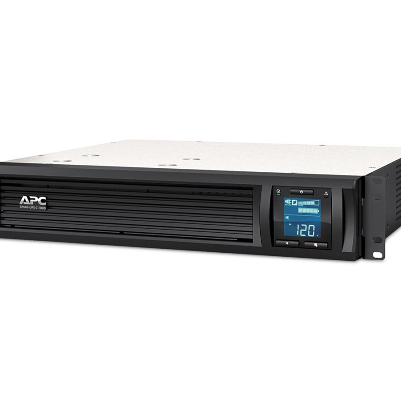 Schneider Electric APC Smart-UPS C, 2U sliedes stiprināms, 4x IEC C13 kontaktligzdas, SmartConnect ports, USB un seriālā komunikācija, AVR, grafiska LCD | SMC1000I-2UC | 1000 VA | 600 W | 230 V