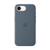 Apple iPhone 17e Silicone Case with MagSafe – Anchor Blue | Apple