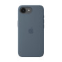 Apple iPhone 17e Silicone Case with MagSafe – Anchor Blue | Apple