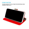 Fixed Opus | Grāmatas tipa maciņš | Samsung | Galaxy A36 5G/A56 5G | Āda | Sarkans