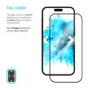 Fixed Screen protector | Samsung | Galaxy A17 4G/5G | Tempered glass | Black | Full-Cover 2.5D