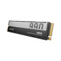 Lexar SSD | NM990 | 1000 GB | SSD formfaktors M.2 2280 | Cieto stāvokļa disks, saskarne NVMe | Lasīšanas ātrums 14000 MB/s | Rakstīšanas ātrums 7500 MB/s