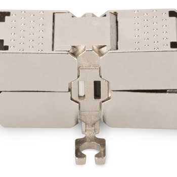 DN-93909 | Field Termination Coupler CAT 6A, 500 MHz for AWG 22-26, pilnībā aizsargāts, keystone dizains, 26x35x80
