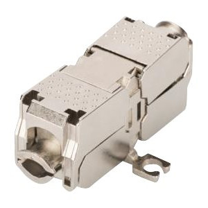 DN-93909 | Field Termination Coupler CAT 6A, 500 MHz for AWG 22-26, fully shielded, keyst. design, 26x35x80