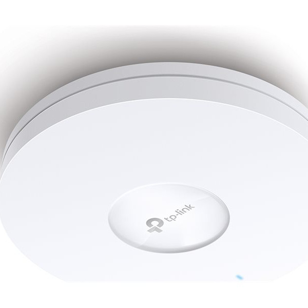 TP-LINK | AX5400 griestu stiprināms WiFi 6 piekļuves punkts | EAP670 | 802.11ax | 2,4 + 5 GHz | 574 + 4804 Mbit/s | Ethernet LAN (RJ-45) porti 1 | MU-MIMO Jā | PoE in