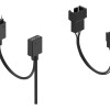Fractal Design | Aspect 14 RGB PWM 3-pack | Melns rāmis | N/A
